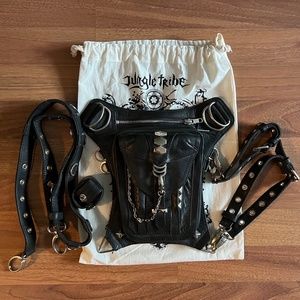 NWOT Leather Unisex Holster Festival Bag (Jungle Tribe Penny Rocker)